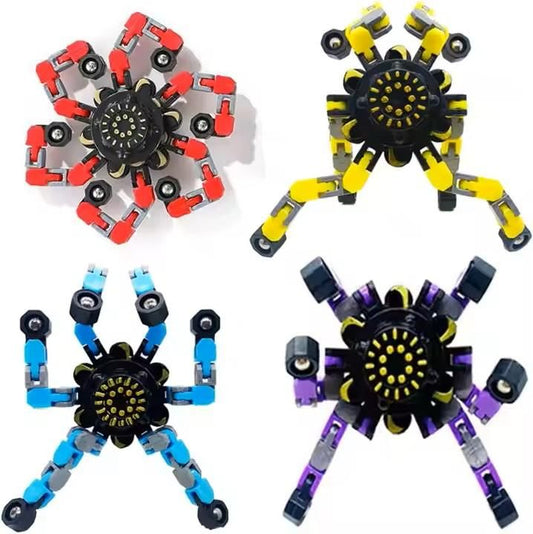 Transformation Robot Fidget Spinner Anti Stress Deformation Gyro Fidget Toys for Adults - UniClode